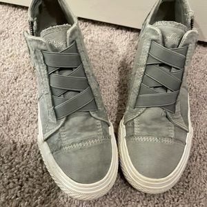 Light green high top, tennis shoes